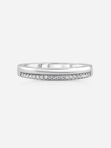 Offset Pavé Ring