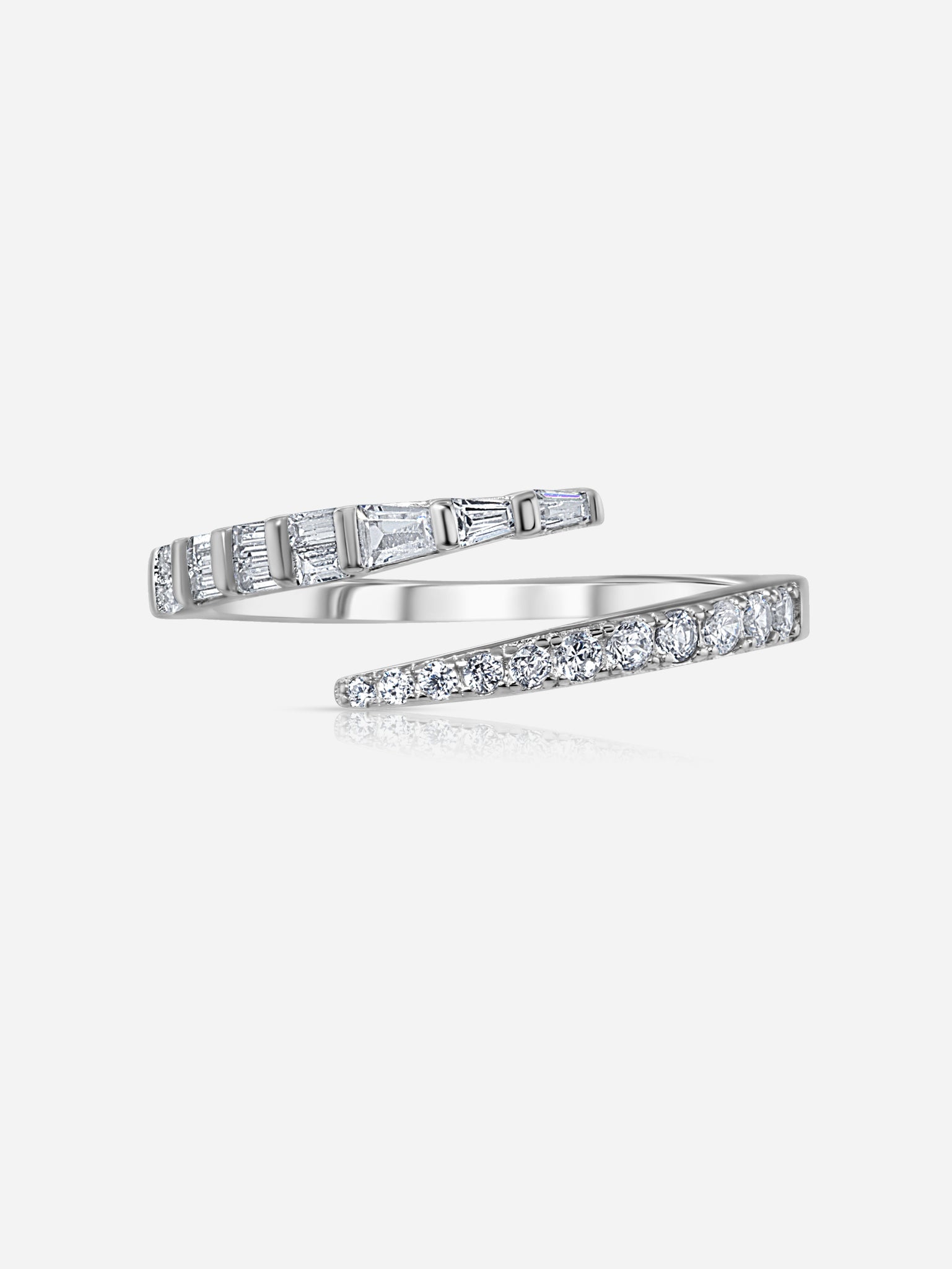 Mixed Stone Open Wrap Ring