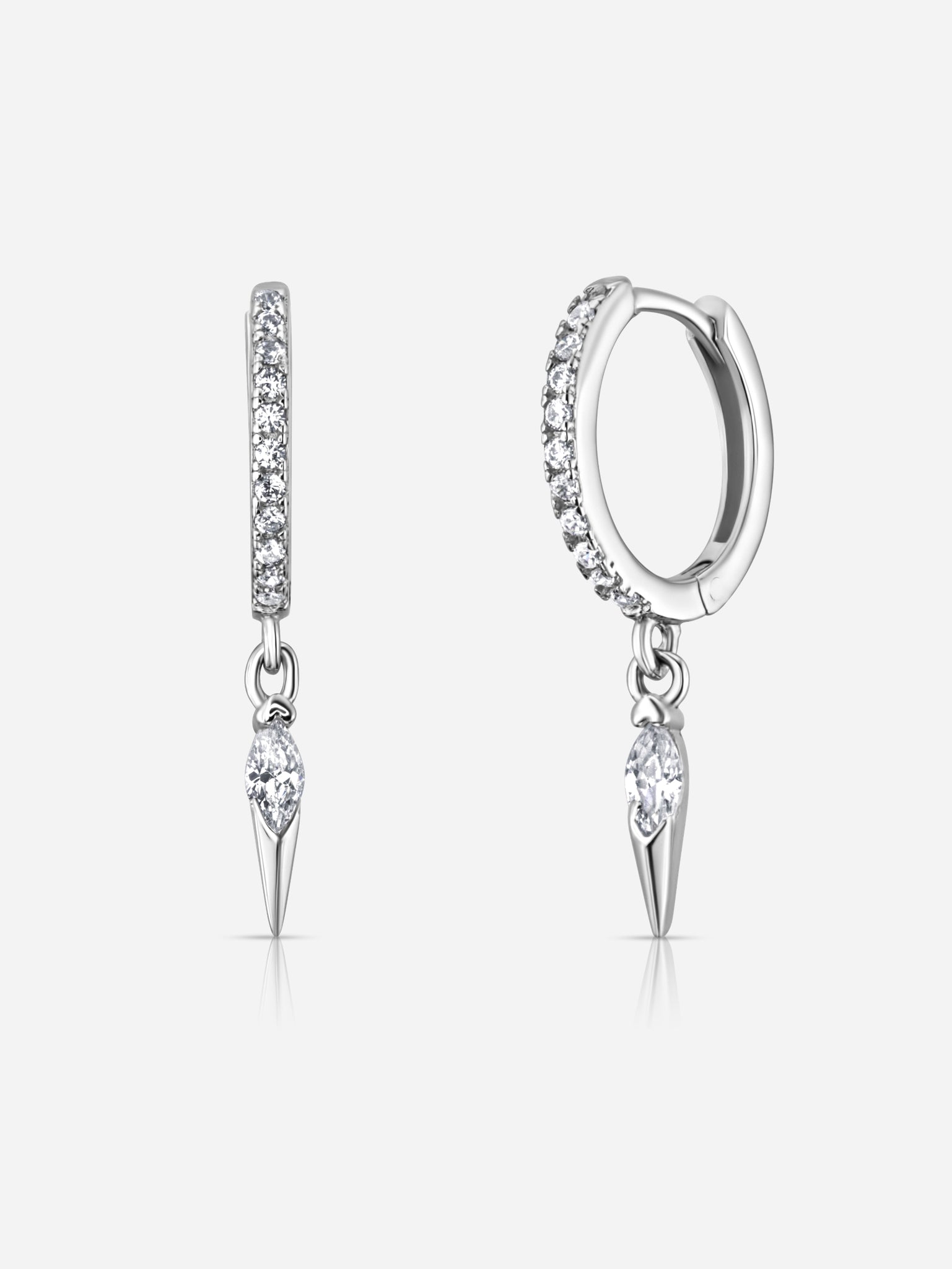 Marquise Spike Huggies