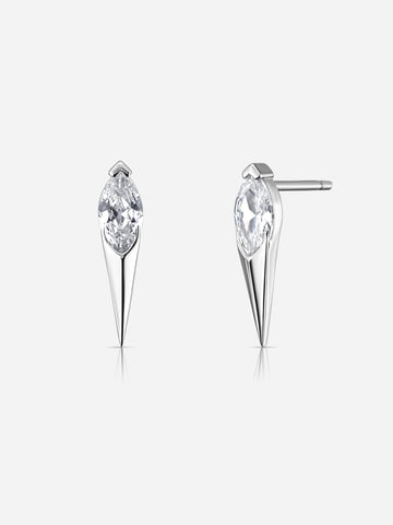 Marquise Spike Studs