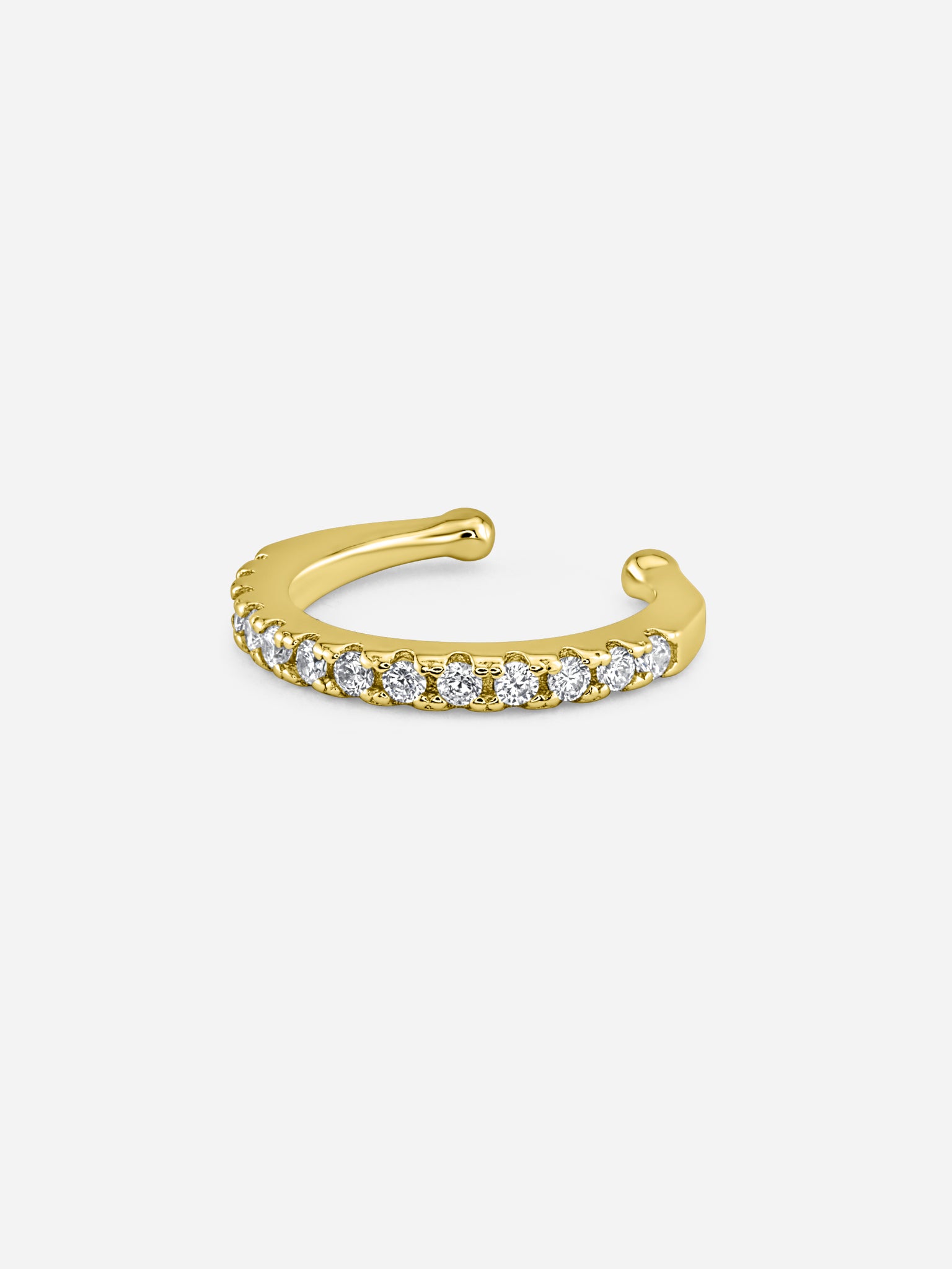 Pavé Ear Cuff - Gold