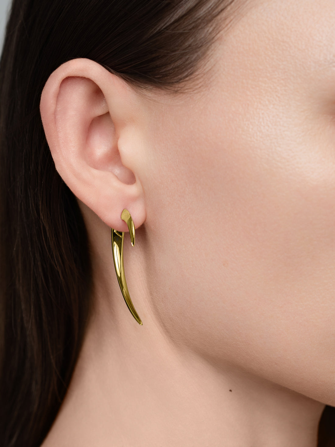 Shard Jacket Earrings - Gold