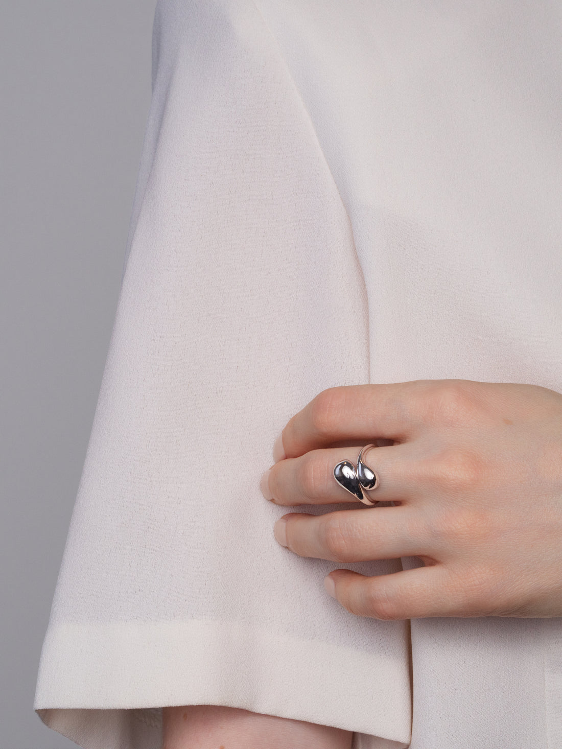 Fluid Wrap Open Ring