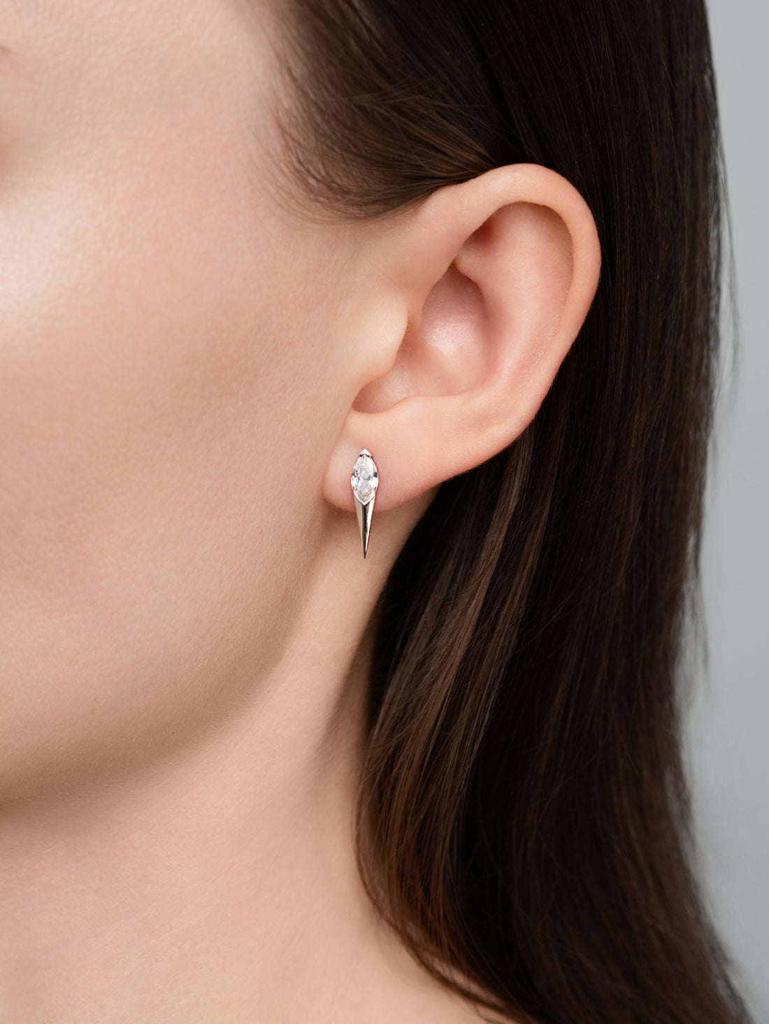 Marquise Spike Studs