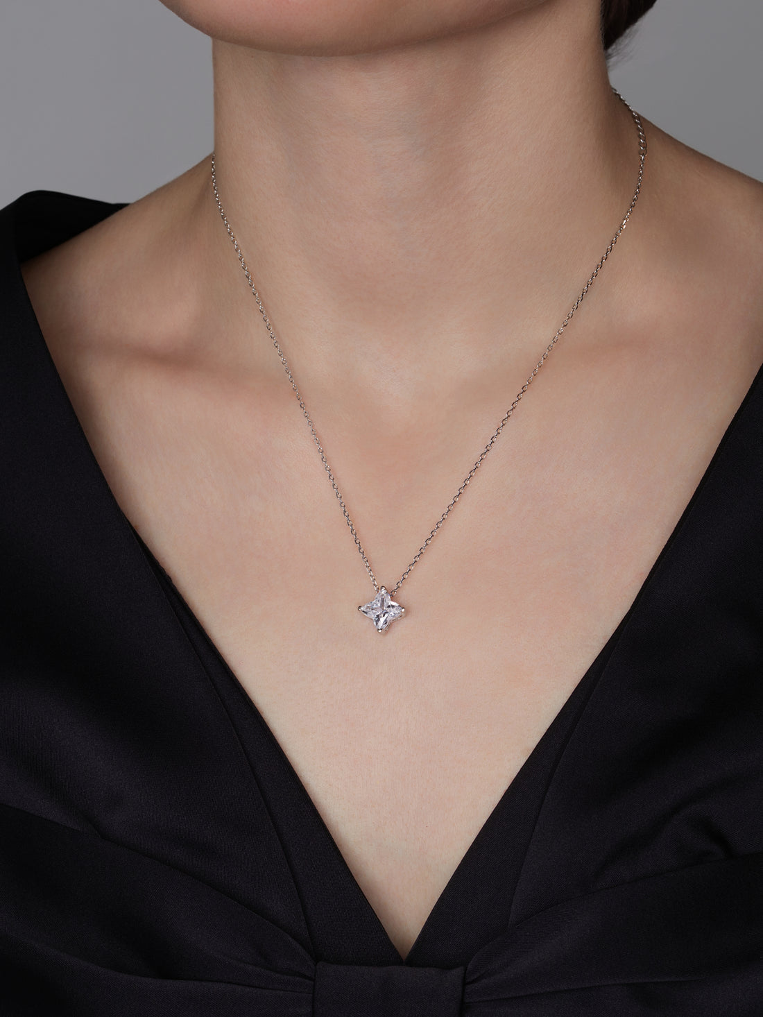 Star Cut Pendant Necklace